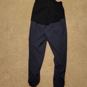 Isabel Maternity by Ingrid & Isabel Black and Dark Gray Leggings